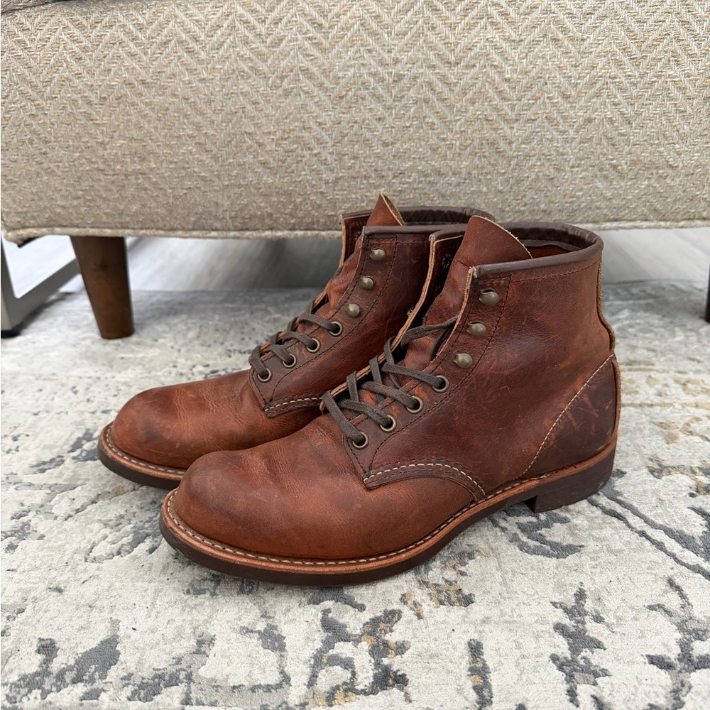 Red Wing Heritage 6" Blacksmith 3343 Boot Men's Size 8D Copper Rough & Tough